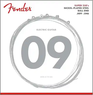 Hot Deal FENDER NCKL PLATED 250 ELEC GUITAR STRINGS