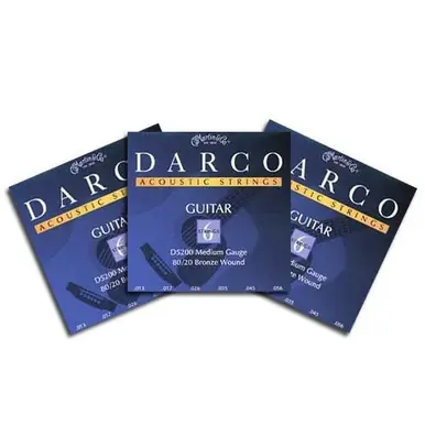 Instant Buy Darco Bronze Acoustic Guitar Strings - Medium, 3 Sets