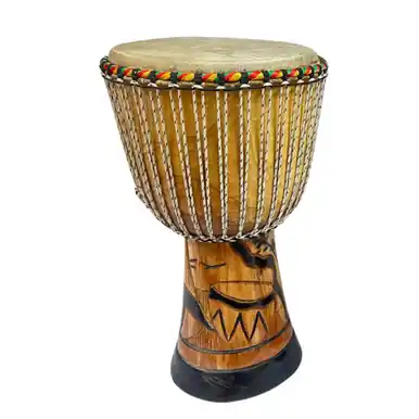 African Djembe Drum - Large (11-13") Free Delivery