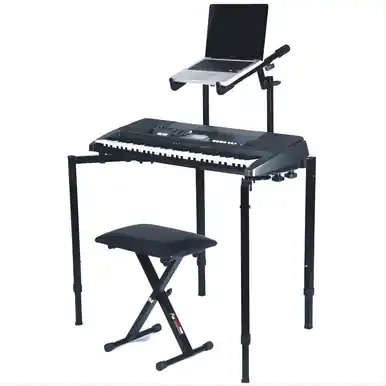 Apextone Foldable Keyboard/ Utility Stand w/Second tier Reduced Price