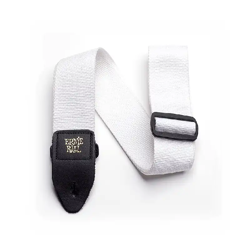 Ernie Ball Polypro Strap White Exclusive
