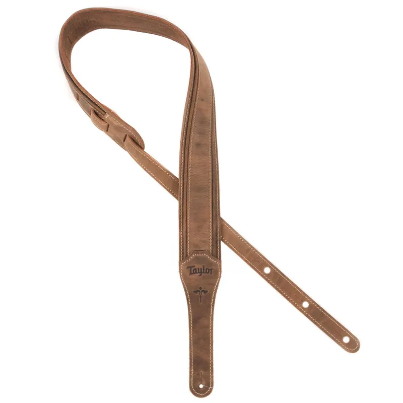Taylor Wings Strap Dark Brown Leather 2.5" Special Offer