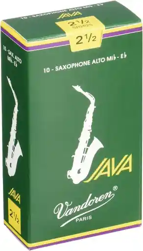In Demand Vandoren Java Alto Sax Reeds - Strength 3.0 - 10 pk
