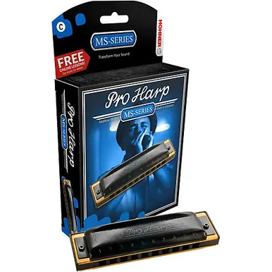 Hohner 562 Pro Harp MS-Series Harmonica, Key of G Money Back Guarantee