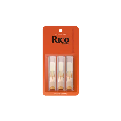 Bargain Rico Bb Clarinet Reeds - Strength #2.0 - 3 pack