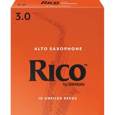 Rico Alto Sax Reeds - Strength #3.0 - 10-pack Exclusive Offer