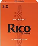 Mega Sale Rico Bb Clarinet Reeds - Strength #2.0 - 10-pack