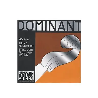 Dr Thomastik-Infeld 130MS Dominant Violin String, Single E String, 130, 4/4 Size, Aluminum Wound, Loop End Final Sale