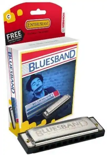 Free Shipping Hohner BLUESBAND harmonica KeyA