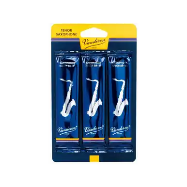 Vandoren SR222-3V Tenor Saxophone Reed - Strength #2.0 - 3 pack Genuine