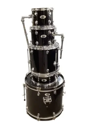 Used Ddrum D2 5 PIECE KIT W/HARDWARE Drum Shells and Hardware Black Top Pick