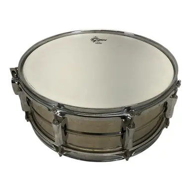 Clearance Used Pearl Sensitone Steel Custom Alloy Metal Snare Drum 14"
