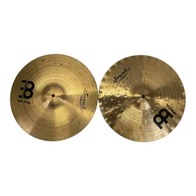 Used Meinl Sound Caster Medium Soundwave Hi Hat Cymbals 14" Buy Online