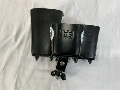 Free Returns Used Meinl TRIPLE BELL COWBELL Hand Percussion