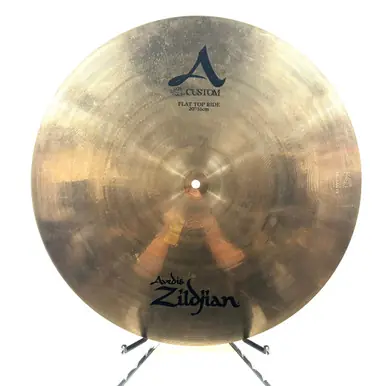 Direct From Factory Used Zildjian 20 A CUSTOM FLAT TOP RIDE Ride Cymbal 20"