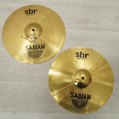 Big Sale Used Sabian 14" Sbr Hi Hat Cymbals