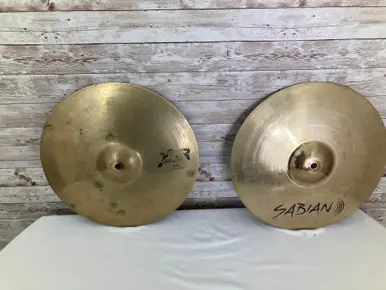 Hot Deal Used Sabian 14 XSR HI HATS Hi Hat Cymbals 14"