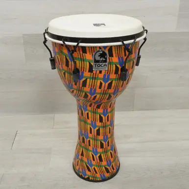 Used Toca Freestyle Djembe 12 Kente Popular