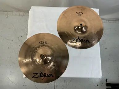 Used Zildjian ZBT 13 IN HI HATS Hi Hat Cymbals 13" Luxury
