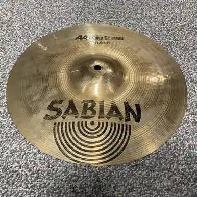 Used SABIAN SOUND CONTROL 12 SPLASH - CUT DOWN Buy Today