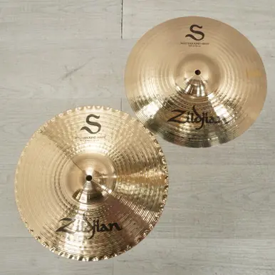 Used Zildjian 13" S Mastersound Hi Hat Cymbals Limited Edition