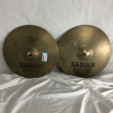Used Sabian AA REGULAR HATS Hi Hat Cymbals 14" One Day Deal