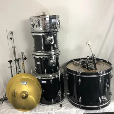 Special Offer Used Pulse COMPLETE DRUM KIT Drum Shells and Hardware Black