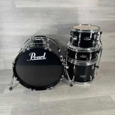 Used Pearl Roadshow Bop 4-piece Drum Kit - Black - Cymbals and Hardware Included - Local Pickup Only Viral