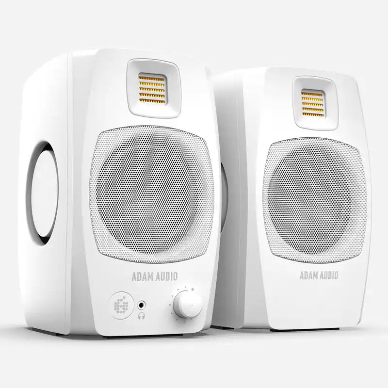 Money Back Guarantee ADAM Audio D3V Desktop Monitors - White Pair