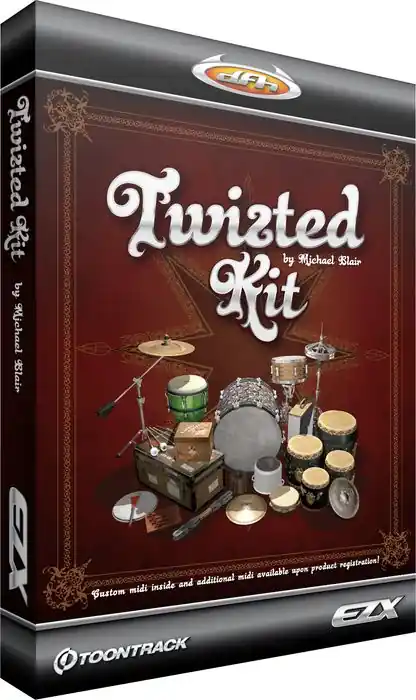 Toontrack Twisted Kit EZX Expansion for EZ Drummer Save Now