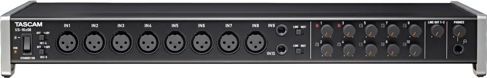 TASCAM US-16�-08 USB Audio/MIDI Interface Limited Offer