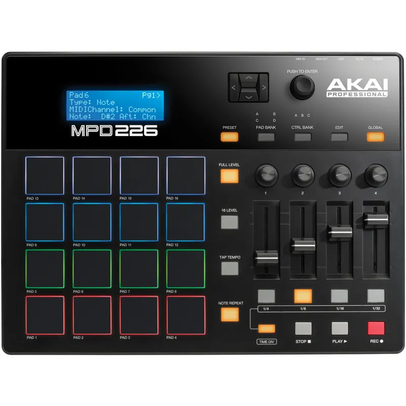 Akai MPD226 USB MIDI Pad Controller Top Rated