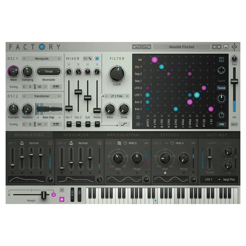 Direct From Factory Sugar Bytes Factory Virtual Instrument