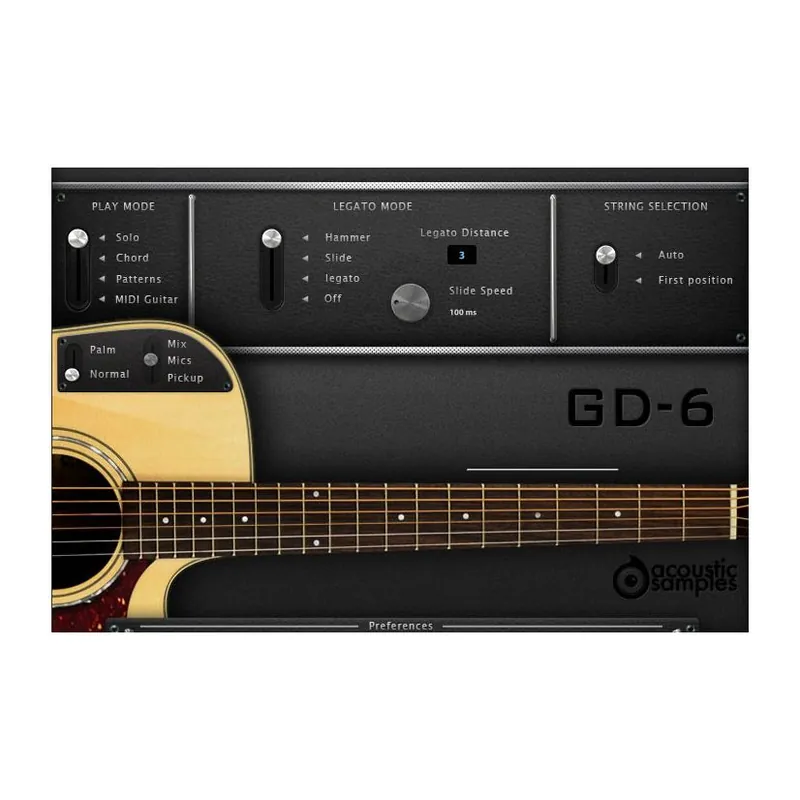 Special Discount Acousticsamples GD-6 Acoustic Guitar Virtual Instrument
