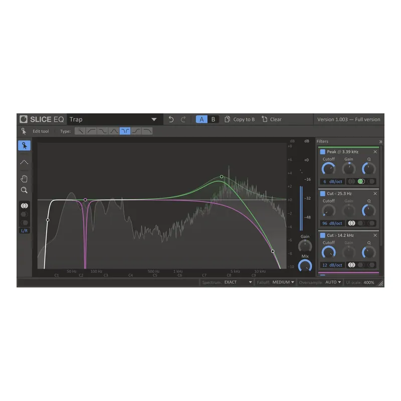 Latest Kilohearts Slice EQ Plug-In
