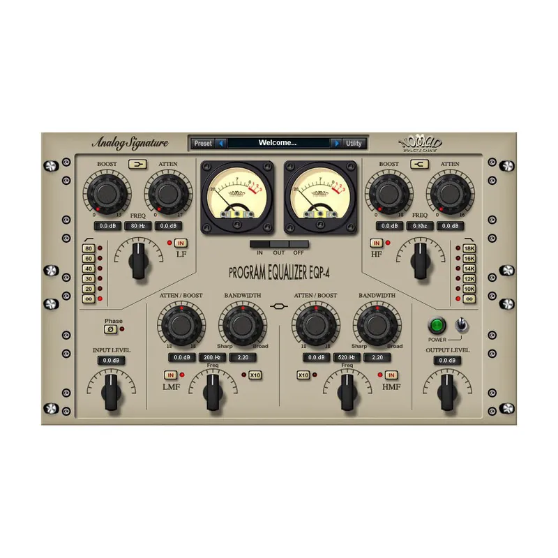 Nomad Factory ASP Program Equalizer EQP-4 Plug-In Bulk Order