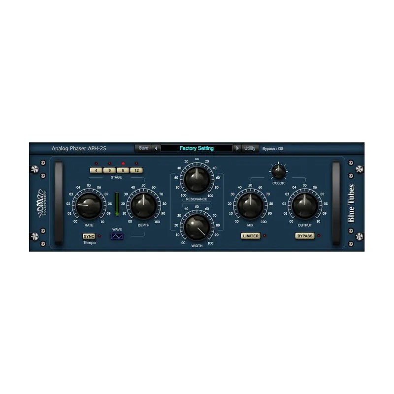 Limited Time Nomad Factory Blue Tubes Analog Phaser APH2S Plug-In