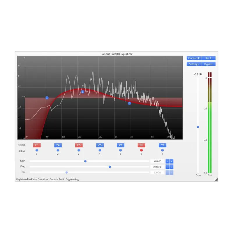 Sonoris Parallel Equalizer Plug-In Order Now