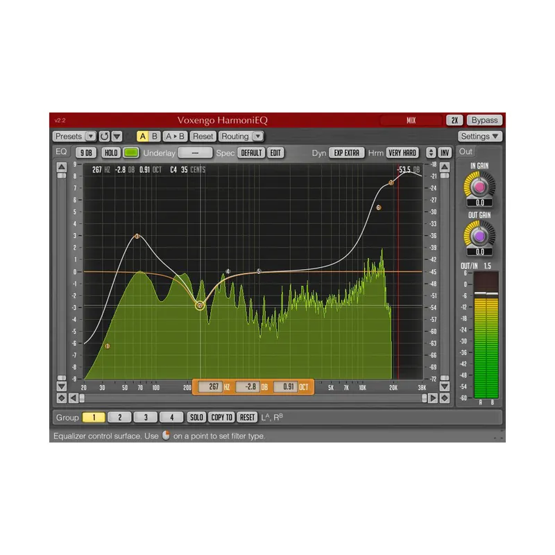 Buy Direct Voxengo HarmoniEQ Plug-in