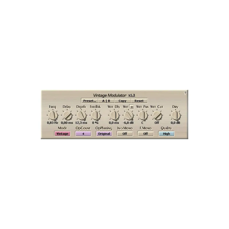 Direct From Factory Voxengo Vintage Modulator Plug-in