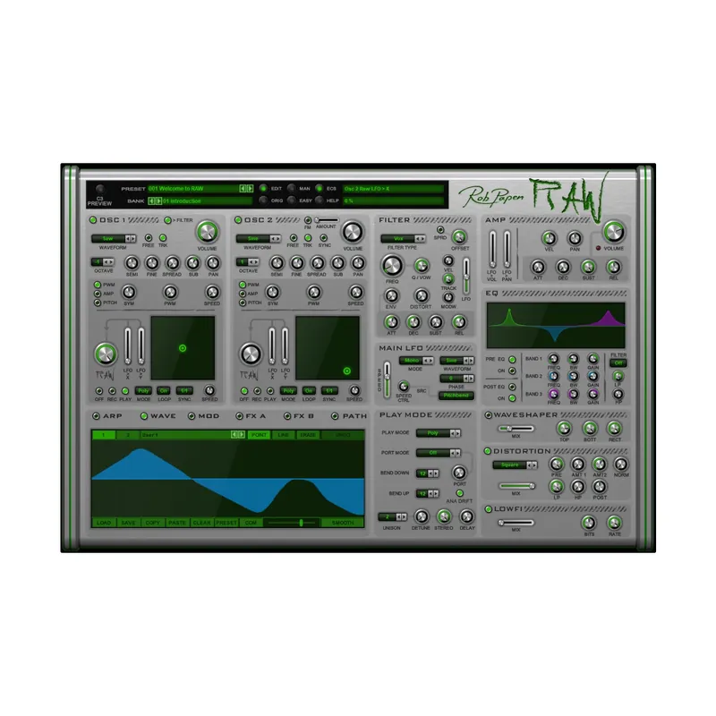 Rob Papen RAW Virtual Instrument Money Back Guarantee