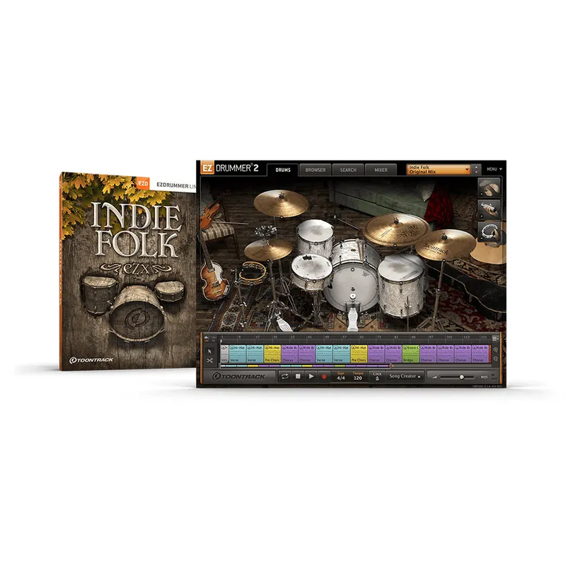 Toontrack Indie Folk EZX Expansion for EZ Drummer Deal