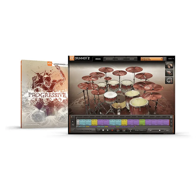 While Supplies Last Toontrack Progressive EZX Expansion for EZ Drummer