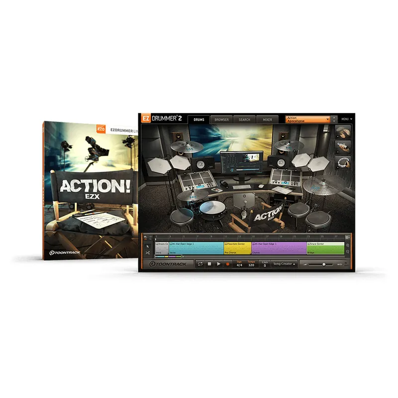 Toontrack Action EZX Expansion for EZ Drummer Popular