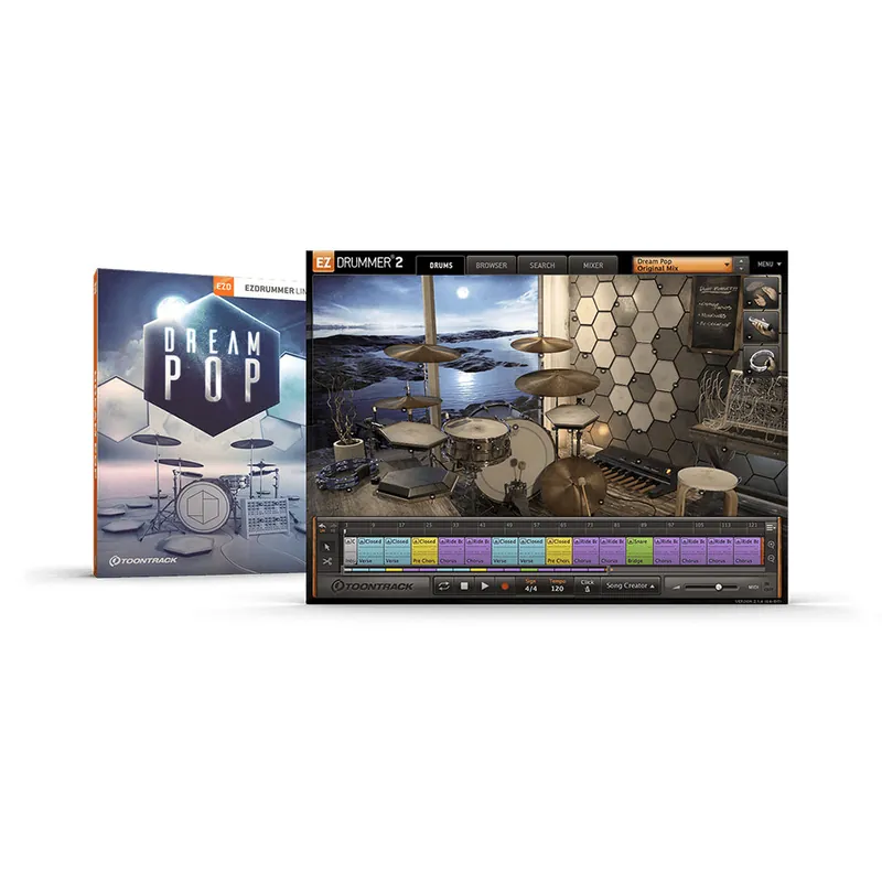 Toontrack Dream Pop EZX Expansion for EZ Drummer Buy Online