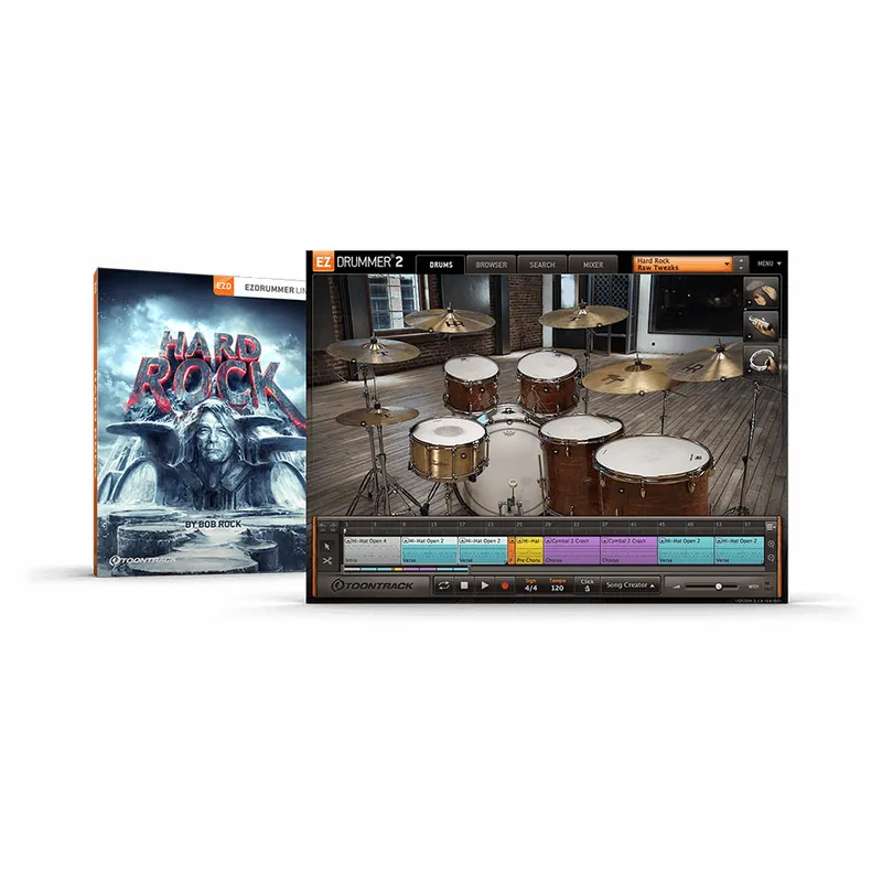 Toontrack Hard Rock EZX Expansion for EZ Drummer Genuine