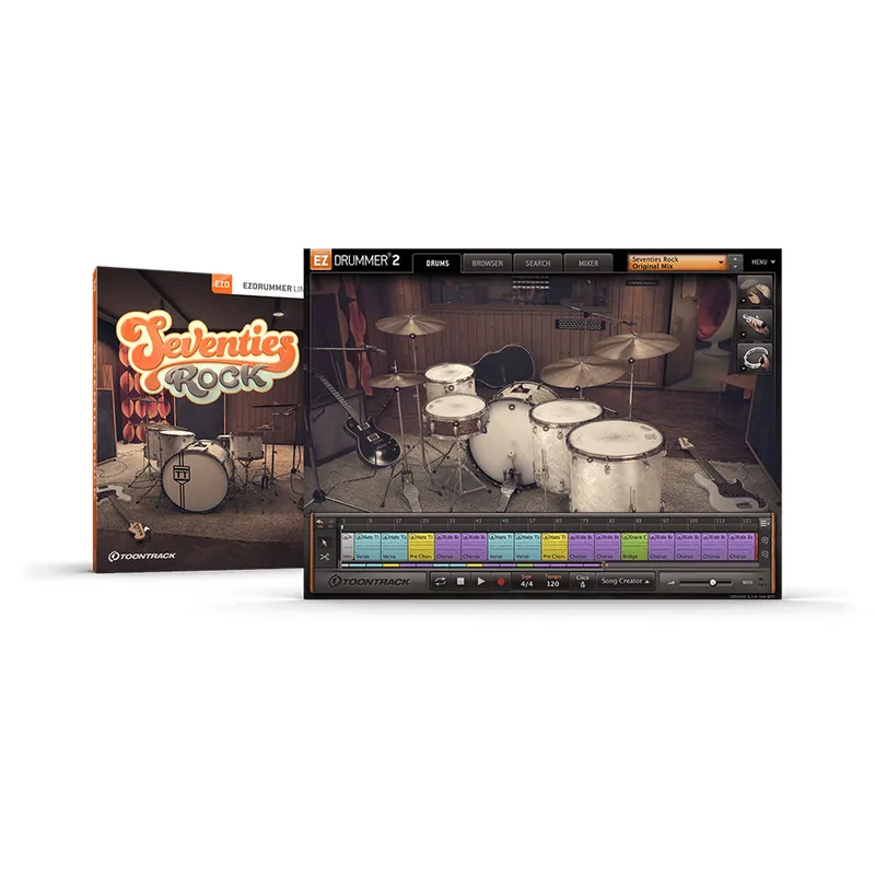 Trending Toontrack The Seventies Rock EZX Expansion for EZ Drummer