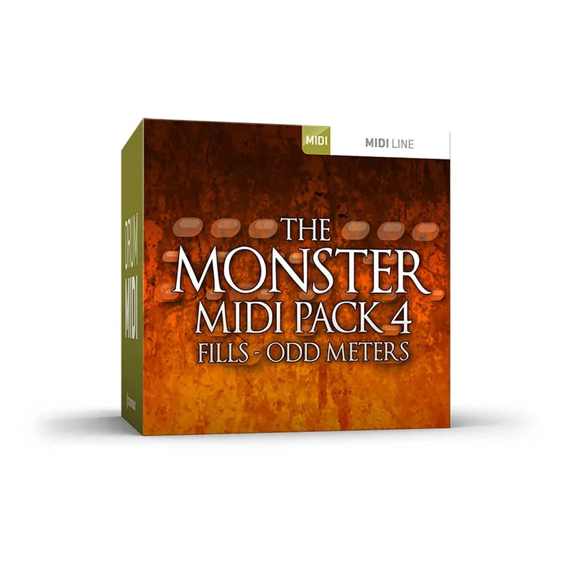 Worldwide Shipping Toontrack Monster MIDI Pack 4 (Fills in Odd Meters)