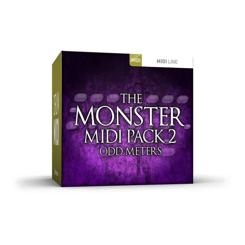 Toontrack Monster MIDI Pack 2 (Odd Meters) Direct From Factory