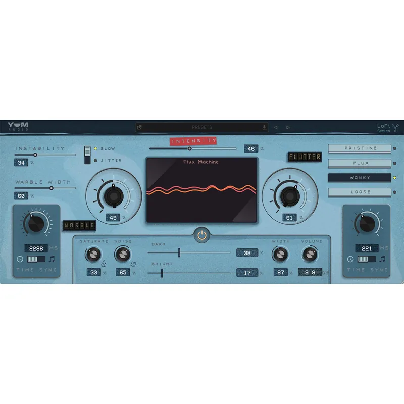 Exclusive Yum Audio LoFi Flux Machine - Tape Warble & Flutter Engine